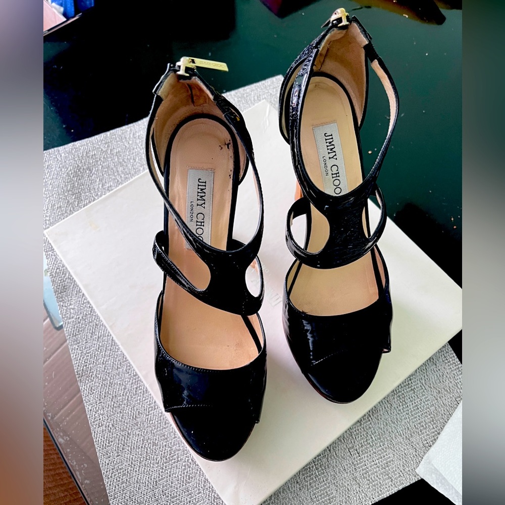 Jimmy Choo platform sandals size 39.5